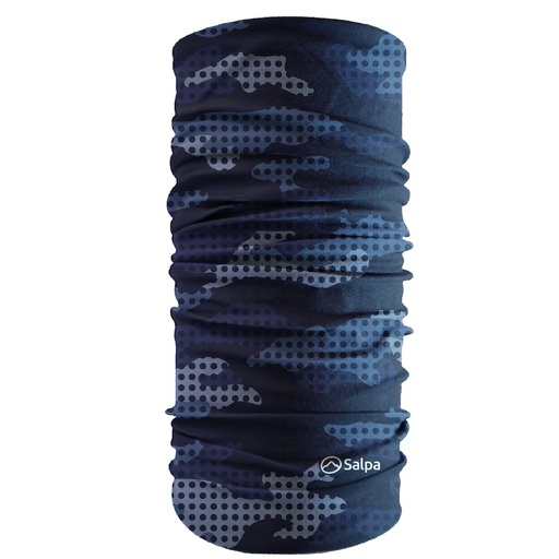 [7791119490006] Cuello Camuflado Azul Microfibra